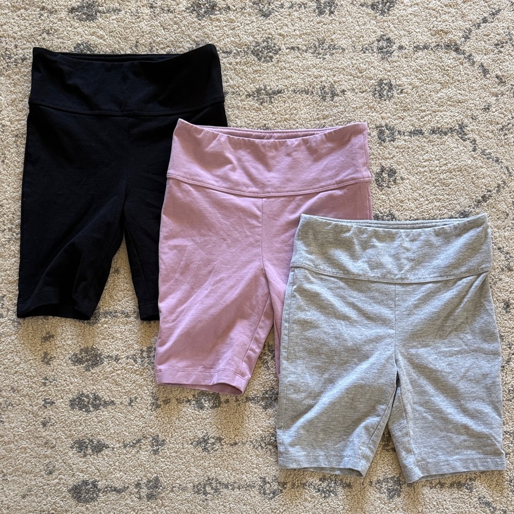 Nordstrom Girls Set of 3 Bike Shorts